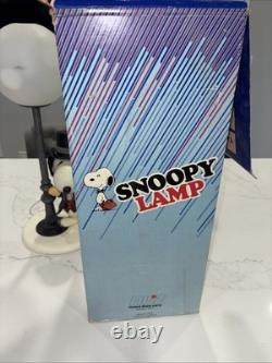 Rare Peanuts Snoopy 20Table Lamp Italy Nuova Linea Zero With Box. Please Read