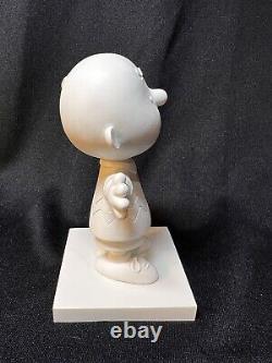 Rare Peanuts Snoopy Charlie Brown Around Town #8427 Westland Unpainted with Box