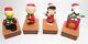 Rare Set Of (4) Disney Snoopy Charlie Brown Lucy Schroeder Wireless Peanuts Band