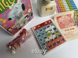 Rare Snoopy Japanese bingo game Vintage Peanuts Collectible Charlie Brown
