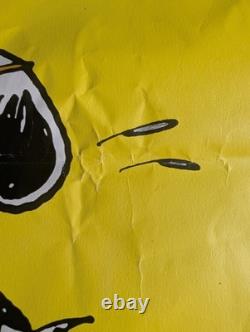 Rare Vintage 1958 Peanuts Charlie Brown Charles Schultz Lithograph Print Poster