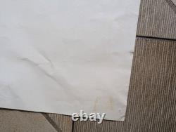 Rare Vintage 1958 Peanuts Charlie Brown Charles Schultz Lithograph Print Poster