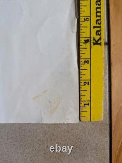 Rare Vintage 1958 Peanuts Charlie Brown Charles Schultz Lithograph Print Poster