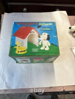 Rare Vintage 1965 Snoopy And His Doghouse WithWoodstock Playset In Original Box
