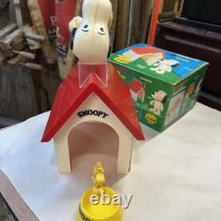 Rare Vintage 1965 Snoopy And His Doghouse WithWoodstock Playset In Original Box