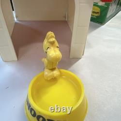Rare Vintage 1965 Snoopy And His Doghouse WithWoodstock Playset In Original Box
