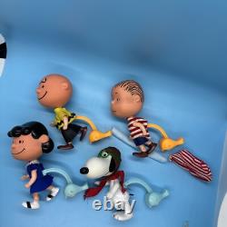 Rare Vintage Complete Peanuts Skediddles Linus Snoopy Lucy Charlie Brown Set