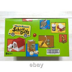 Rement Charlie Brown s School Days All 8 Kinds Miniature Snoopy