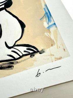 Robert B. Moore'Me and My Dawg' Peanuts Charlie Brown Snoopy Print 1XRUN