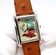 Snoopy & Charlie Brown, Dell Comic Cover Dial Rare Men's Character Watch M-50