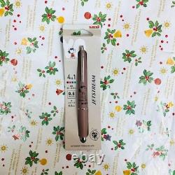 SNOOPY Charlie Brown Ballpoint Pen Set 3 Jetstream Metal Multicolor