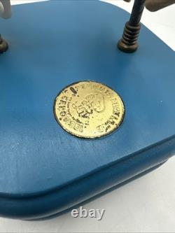 SNOOPY & Charlie Brown WILLITTS CAROUSEL MUSIC BOX CERAMIC 2 HORSE VINTAGE 1988