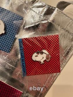 SNOOPY IN STYLE NYC? POP UP? 3 PINS? TOTE BAG? With Exclusive newspaper