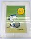 Snoopy Peanuts Charlie Brown Schulz Rare Print Tennis Ace Vintage Damage 20x16