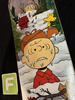 SUPER RARE Charlie Brown Peanuts Happy Holidays Deathwish Skateboard Deck Snoopy
