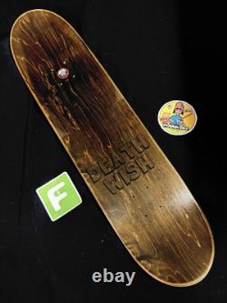 SUPER RARE Charlie Brown Peanuts Happy Holidays Deathwish Skateboard Deck Snoopy