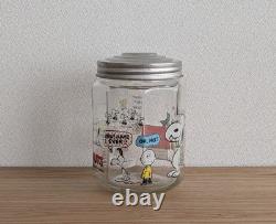 Sanrio Peanuts Snoopy Charlie Brown Vintage Canister 2007 Collectible 14cm