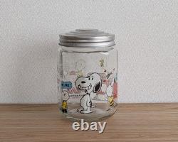 Sanrio Peanuts Snoopy Charlie Brown Vintage Canister 2007 Collectible 14cm