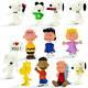 Schleich Peanuts Figure Pvc Display 36 Pieces Snoopy Charlie Brown New Sealed