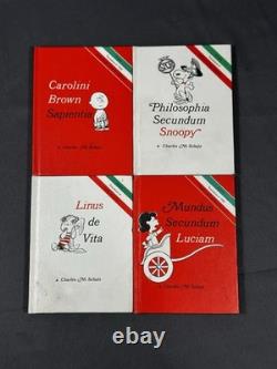 Schulz Peanuts Philosophi In Latin 1968 Set Snoopy Charlie Brown Linus Lucy x4