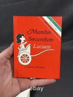 Schulz Peanuts Philosophi In Latin 1968 Set Snoopy Charlie Brown Linus Lucy x4