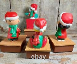 Set 4 Hallmark Peanuts Band Musical Figures Charlie Brown Snoopy Lucy