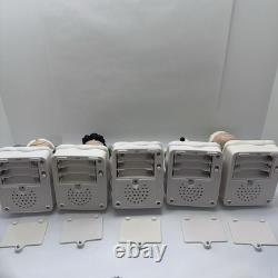 Set 5 Peanuts 2015 LightUp Christmas Snoopy Light Show & Music Wireless Tested