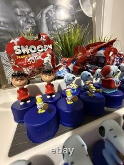 Set of 50+ PEANUTS Pepsi Bottle Cap Figures Snoopy Peanuts- Some New In Bag Set of 50+ PEANUTS Pepsi Bottle Cap Figures Snoopy Peanuts- Some New In Bag