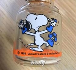 Showa Retro Snoopy Charlie Brown Gala Spot Cork Jars