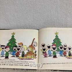 Snoopy A Charlie Brown Christmas Picture Book 1965 Rare Vintage