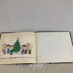 Snoopy A Charlie Brown Christmas Picture Book 1965 Rare Vintage