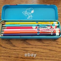 Snoopy Charlie Brown, 13 Colored Pencils with Can Case, Gold, Silver #ac53a5
