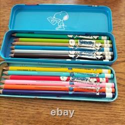 Snoopy Charlie Brown, 13 Colored Pencils with Can Case, Gold, Silver #ac53a5