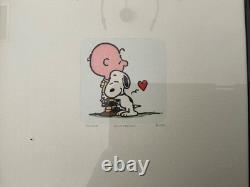 Snoopy Charlie Brown Artwork Sowa & Reiser #114/5000 Hand Painted Peanuts Loved