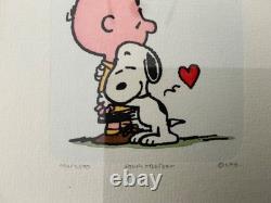 Snoopy Charlie Brown Artwork Sowa & Reiser #114/5000 Hand Painted Peanuts Loved