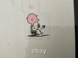 Snoopy Charlie Brown Artwork Sowa & Reiser #114/5000 Hand Painted Peanuts Loved