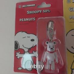 Snoopy & Charlie Brown Bearbrick 50% 2-Pack Plastic Figure Set