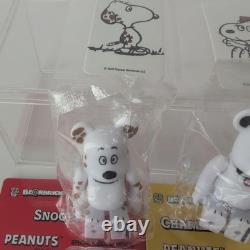 Snoopy & Charlie Brown Bearbrick 50% 2-Pack Plastic Figure Set