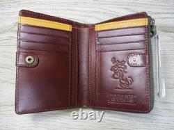 Snoopy Charlie Brown Bifold Leather Wallet L-Shaped Zipper New Unisex