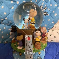 Snoopy & Charlie Brown Concert Snow Globe