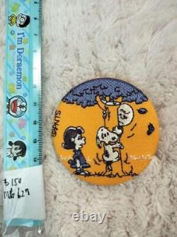 Snoopy Charlie Brown Embroidery Tin Badge Peanuts