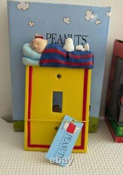 Snoopy Charlie Brown Figure Ornament Hallmark Westland Peanuts Limited Vintage