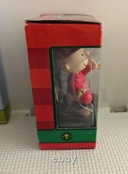 Snoopy Charlie Brown Figure Ornament Hallmark Westland Peanuts Limited Vintage