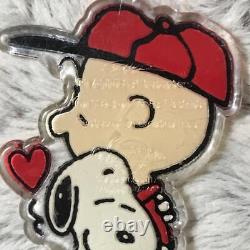 Snoopy Charlie Brown Keychain Vintage