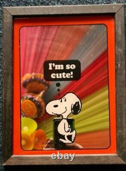 Snoopy Charlie Brown Mirror Collection x 10 Very old and Rare