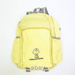 Snoopy Charlie Brown Packable Backpack with Chest Strap 6 Pockets Lightweight