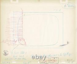 Snoopy Charlie Brown Peanuts Animation Cel Drawing OBG 1979 Schulz Melendez SN52