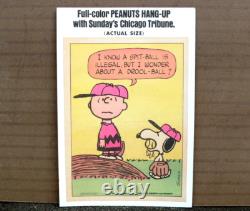 Snoopy Charlie Brown Poster Peanuts Hang-Up #5 Chicago Tribune Promo 1968