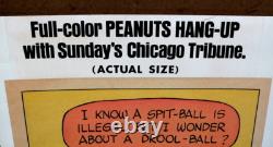 Snoopy Charlie Brown Poster Peanuts Hang-Up #5 Chicago Tribune Promo 1968