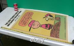 Snoopy Charlie Brown Poster Peanuts Hang-Up #5 Chicago Tribune Promo 1968
